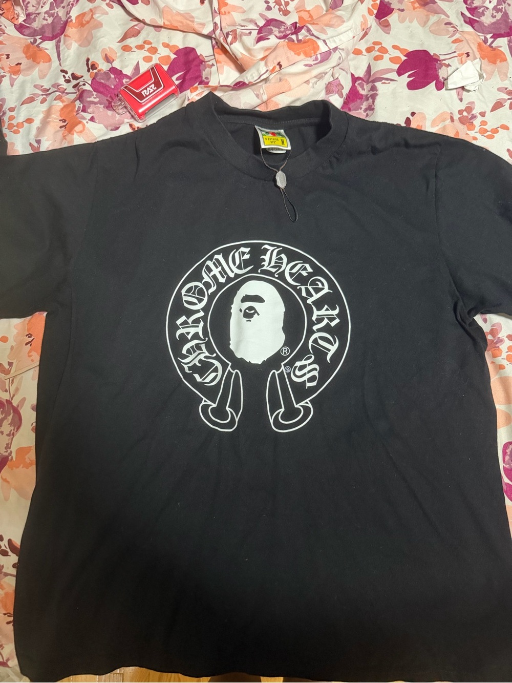 Chrome Hearts Black Tee with White Circular Logo - Picture 3 of 5